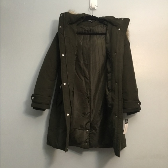 Ralph Lauren Dark Green Puffer Coat - Picture 4 of 16